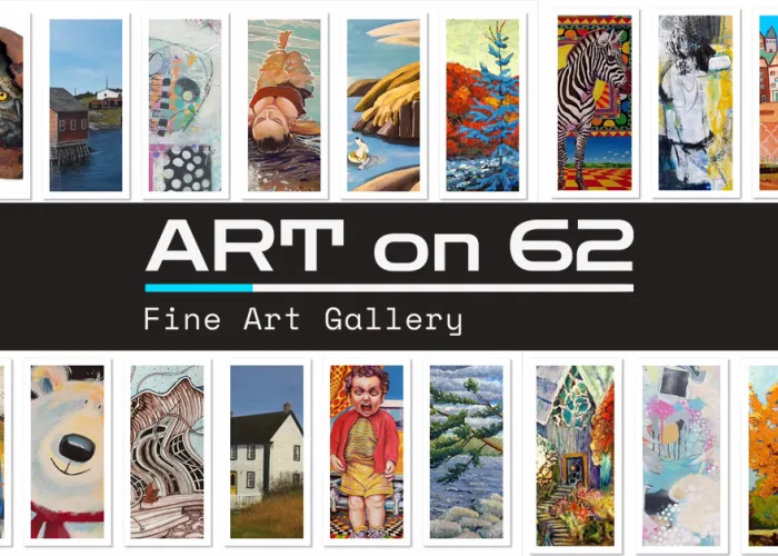 Art on 62 postcard